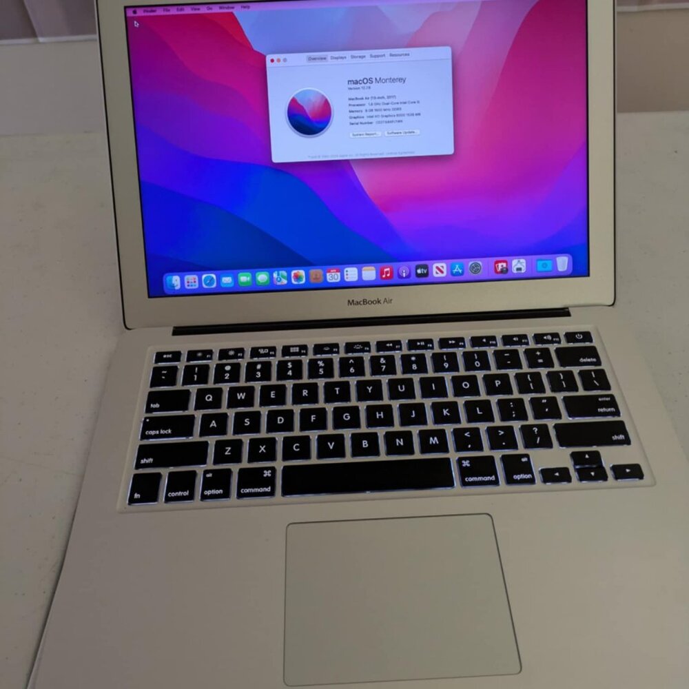 Apple MacBook Air 13 in 2017 Silver/Intel Core i5 1.8 GHz, 128 GB - Picture 3 of 4
